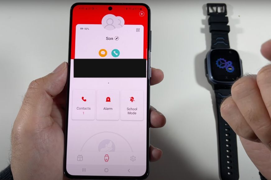 Man sieht das Menü der App. 